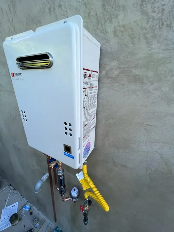 Tankless water heater installation for Mexico homes